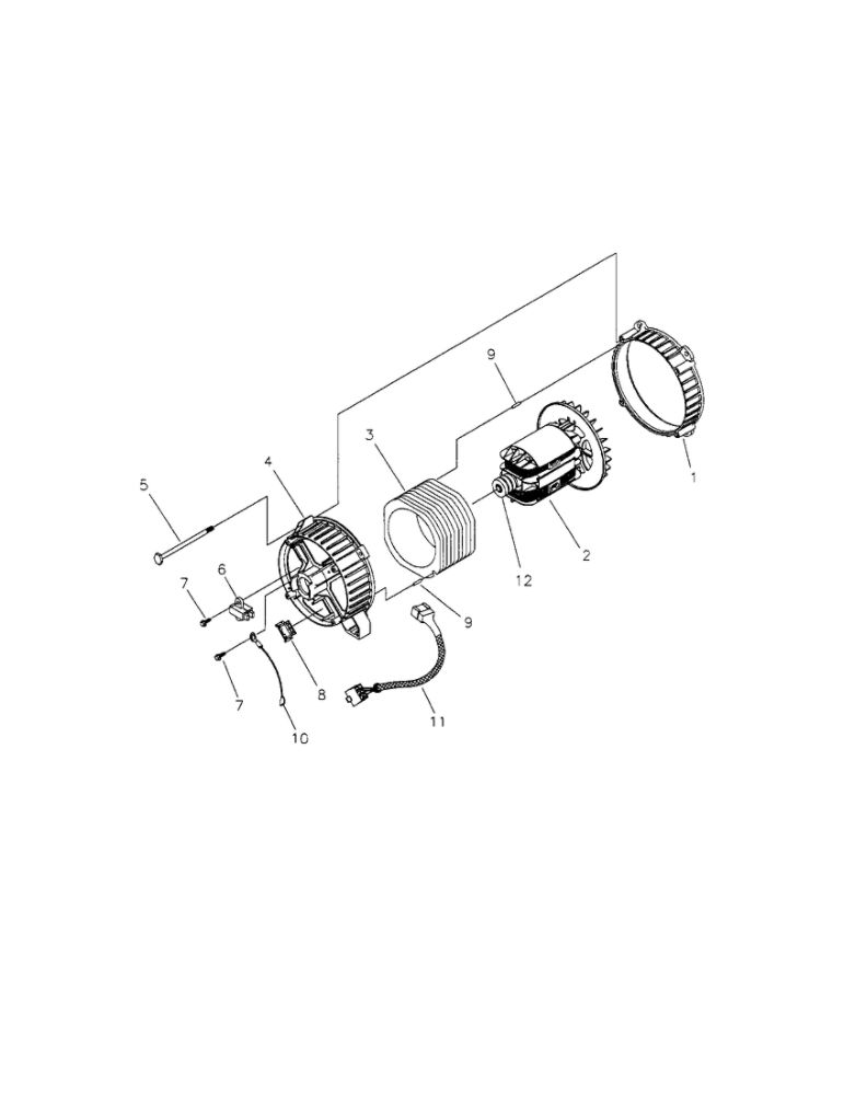 Alternator Diagram and Parts List for 030241  Briggs and Stratton Generator
